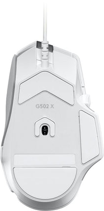 Logitech G502 X wit LIGHTFORCE hybrid switch detail