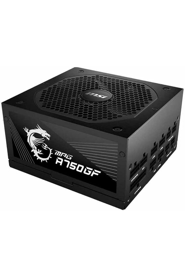 MSI MPG A750GF 750W volledig modulaire voeding vooraanzicht