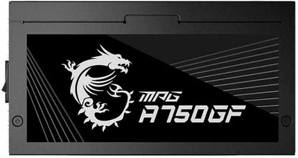 MSI MPG A750GF witte achtergrond productfoto