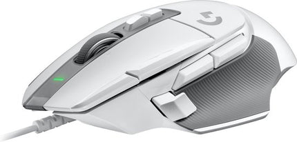 Logitech G502 X wit zijknoppen close-up