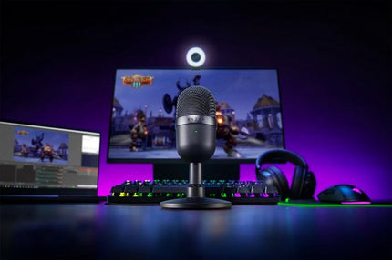 Razer Seiren Mini condensatormicrofoon close-up