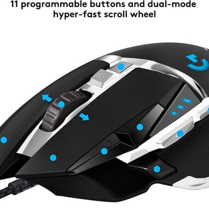 Logitech G502 Hero SE RGB verlichting