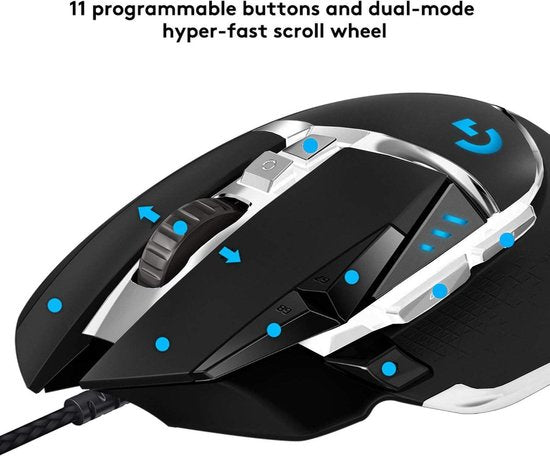 Logitech G502 Hero SE RGB verlichting