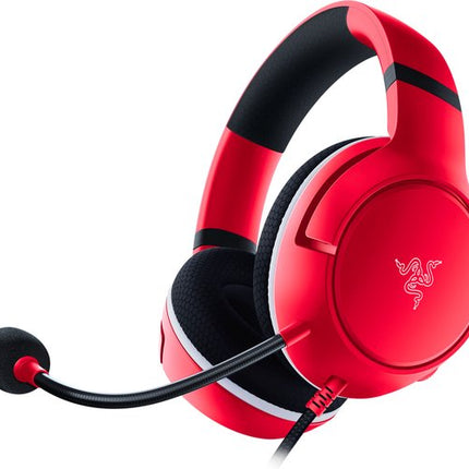 Razer Kaira X Pulse Red hoofdband zijaanzicht