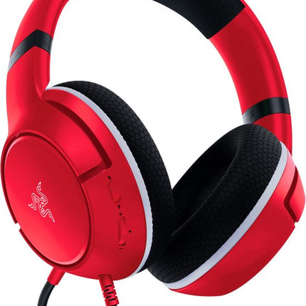 Razer Kaira X Pulse Red oorkussens detail