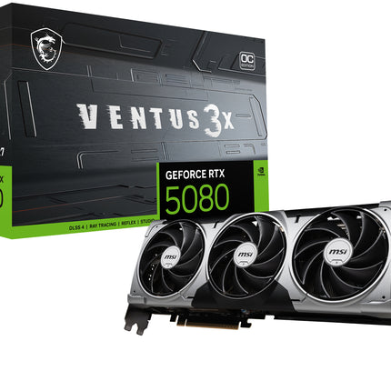 MSI GeForce RTX 5080 16G VENTUS 3X OC - Rijntech B.V. wholesale