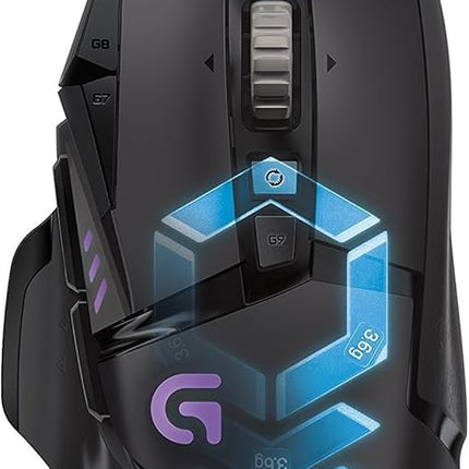 Logitech G502 Proteus Spectrum knoppen detail