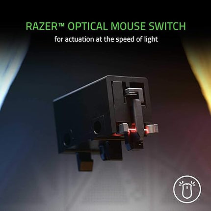 Razer DeathAdder V2 witte achtergrond productfoto