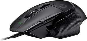 Logitech G502 X gaming muis zwart vooraanzicht