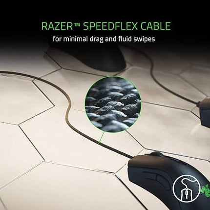 Razer DeathAdder V2 ergonomisch zijaanzicht