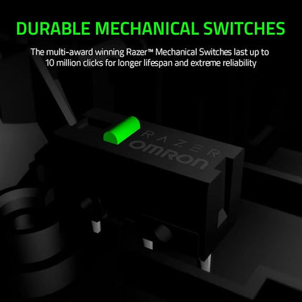 Razer DeathAdder Essential knoppen close-up