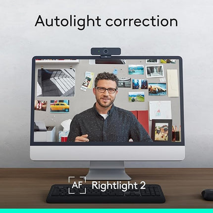 Logitech C925e webcam zijaanzicht