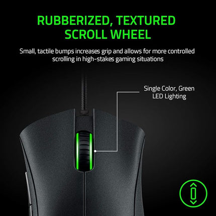 Razer DeathAdder Essential groene RGB verlichting