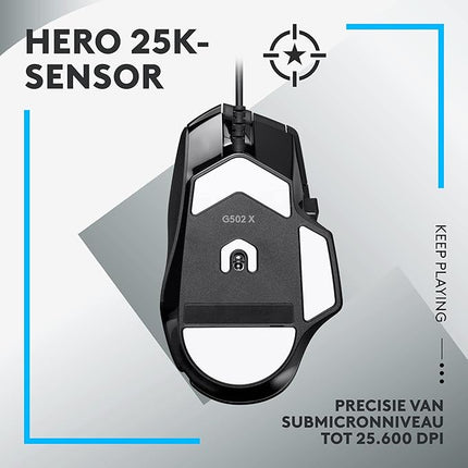 Logitech G502 X Zwart