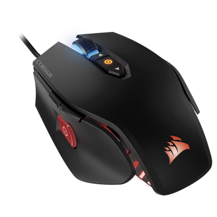 Corsair M65 PRO RGB gaming muis zwart zijaanzicht