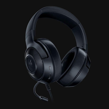 Razer Kraken X Essential Gaming Headset zwart vooraanzicht