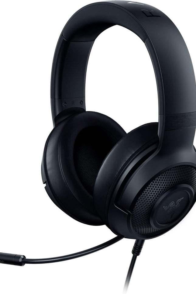 Razer Kraken X Essential headset zijkant detail microfoon