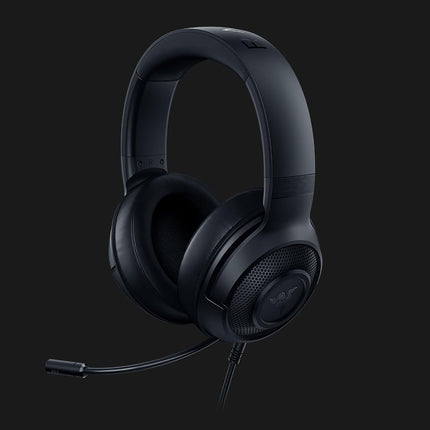 Razer Kraken X Essential headset aangesloten op PC