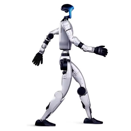 Unitree G1 robot hoofd en sensoren close-up