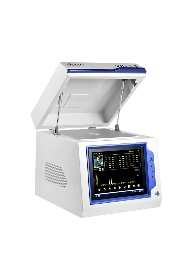 Vray X5 Gold Metal Analyzer XRF apparaat vooraanzicht
